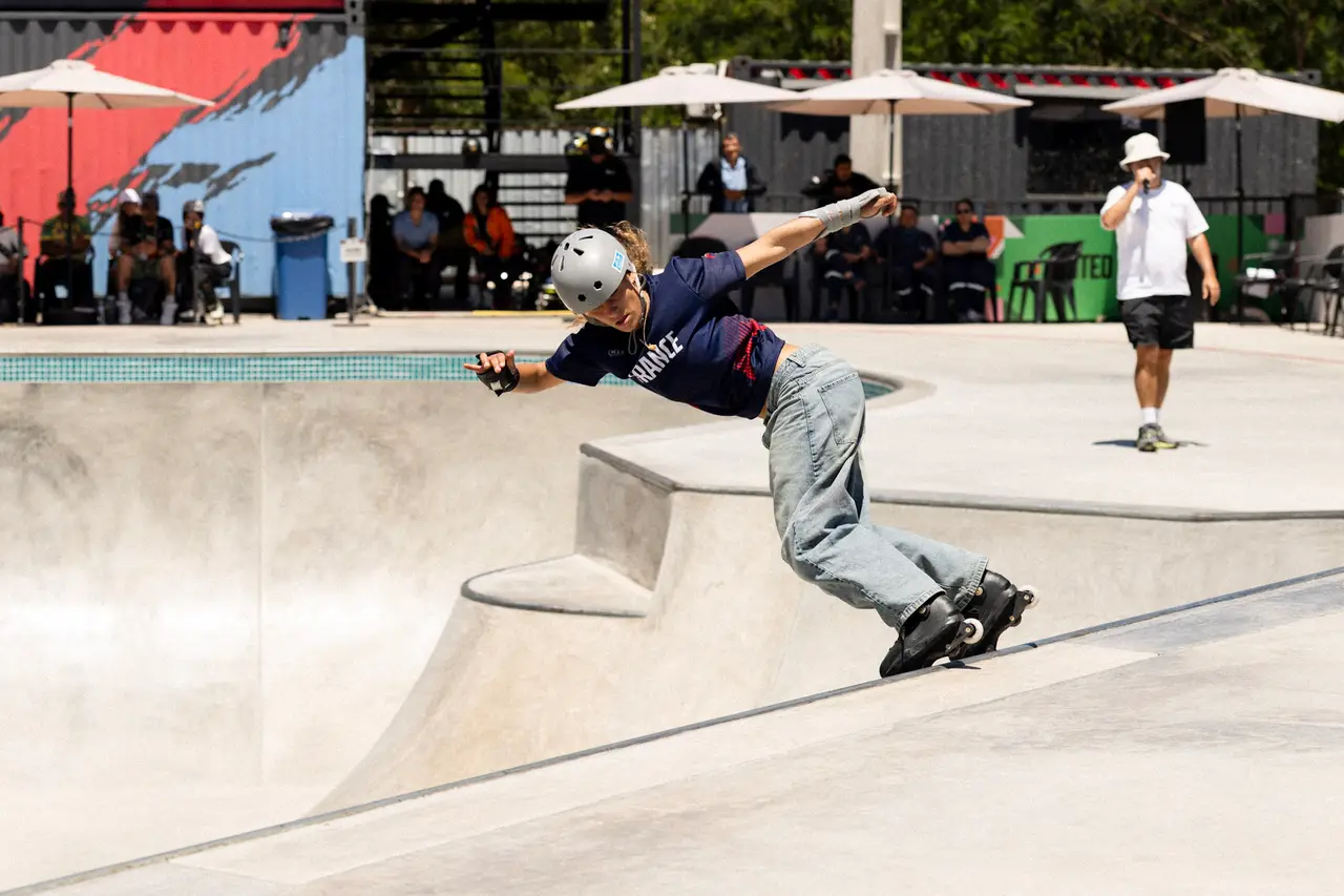 Un rider français en roller, aux World Skate Games 2026