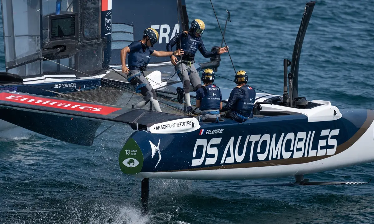 Le Team France sur le circuit SailGP