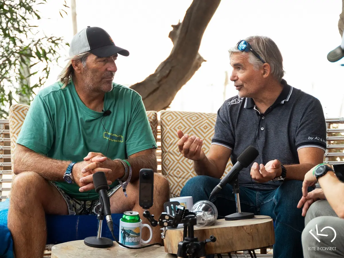 Antoine Albeau et Marc Amerigo, en interview pour le podcast MORDU