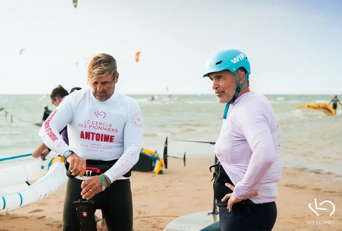 Antoine Albeau et Marc Amerigo à Dakhla