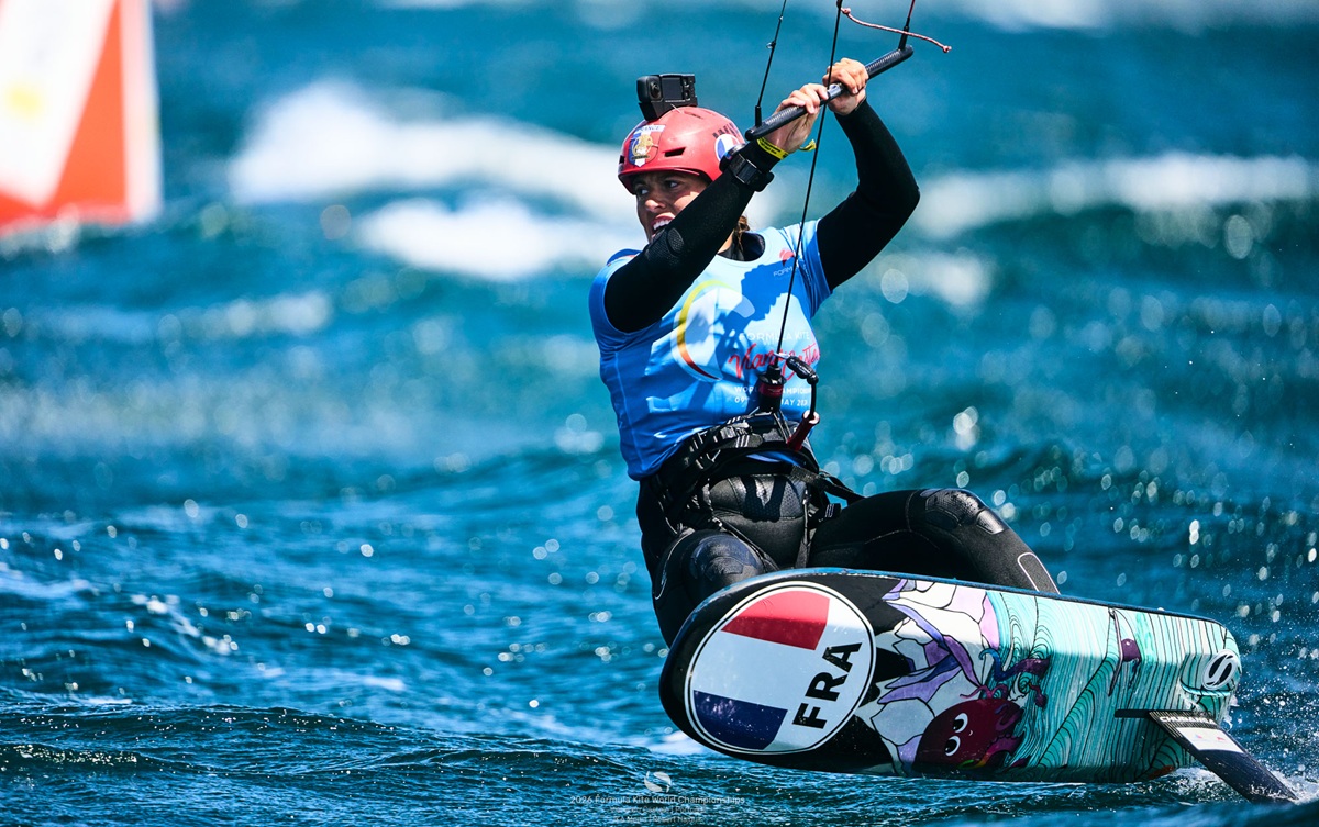 Lauriane Nolot, championne du monde de kitefoil 2026 / Crédit photo Robert Hajduk
