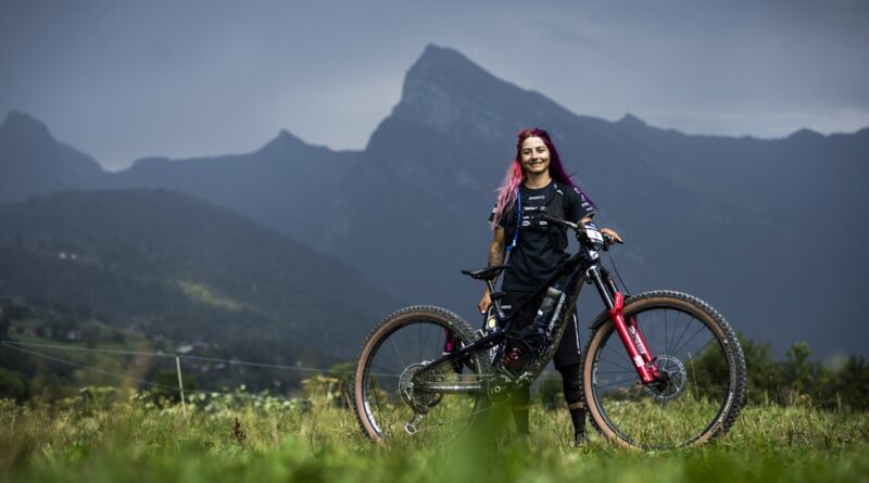 Isabeau Courdurier, championne du monde VTT Enduro 2024 / Crédit photo Rick Schubert