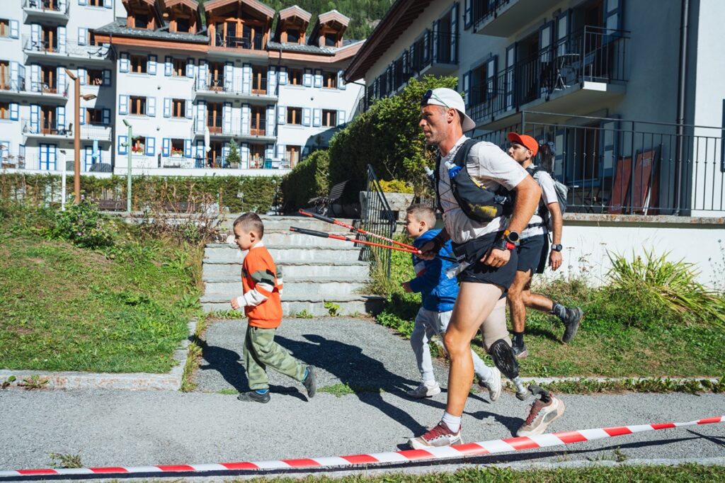 Julien Veysseyre à l'UTMB Mont Blanc - Crédit photo Florine Tournier