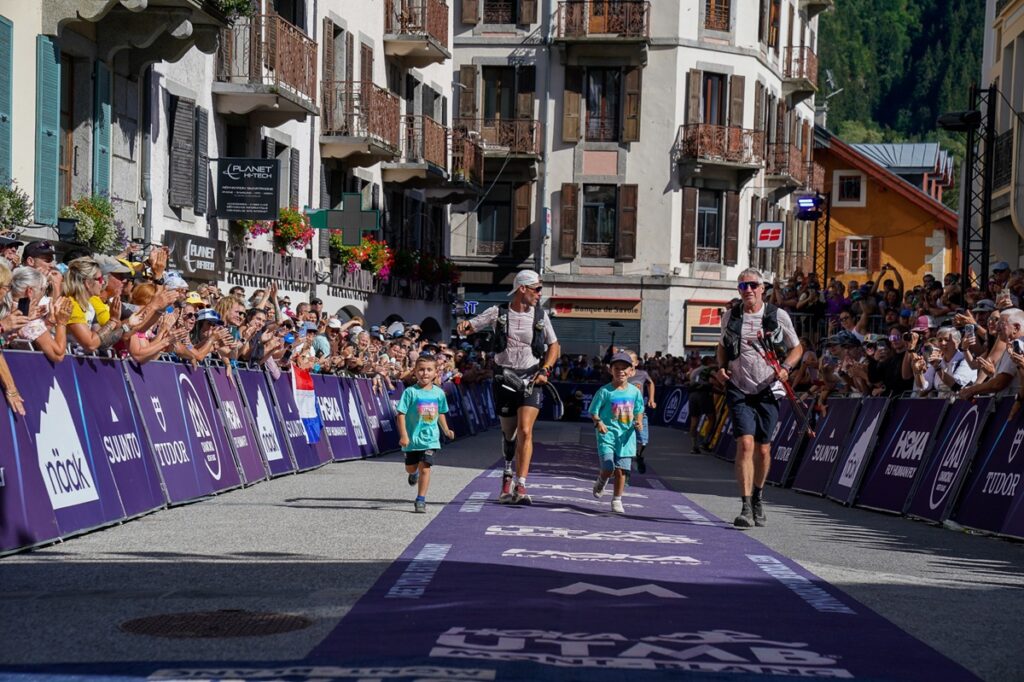 Julien Veysseyre à l'UTMB Mont Blanc - Crédit photo UTMB